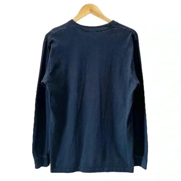 Crooks & Castles Mens Long Sleeve Graphic Print T-Shirt Blue Yellow Medium - Picture 2 of 13